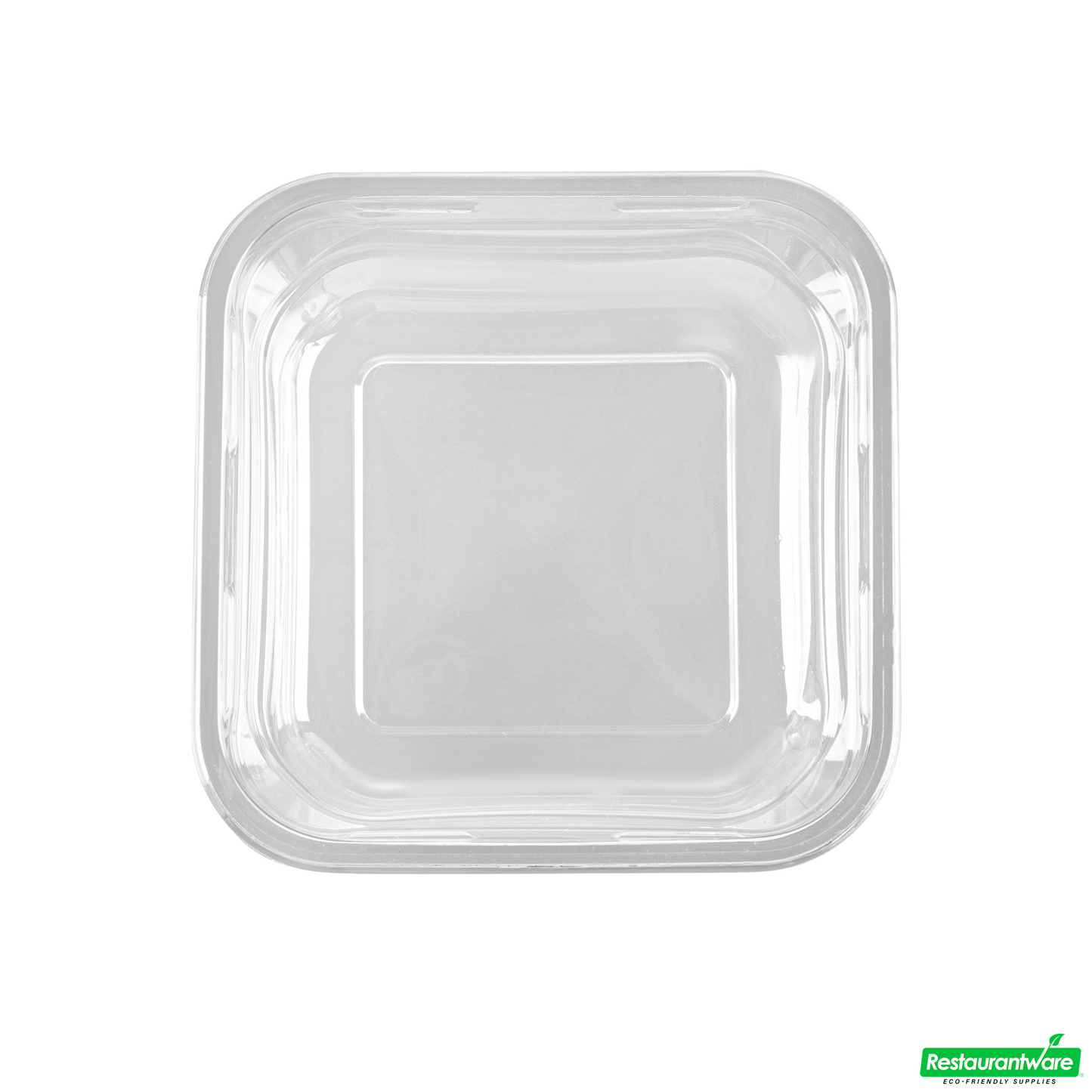 Wholesale Restaurantware Thermo Tek 8 Oz Square Clear Plastic Deli / Snack Container - 4 1/2" X 4 1/2" X 1 1/2" - 50 Count Box- Bulk