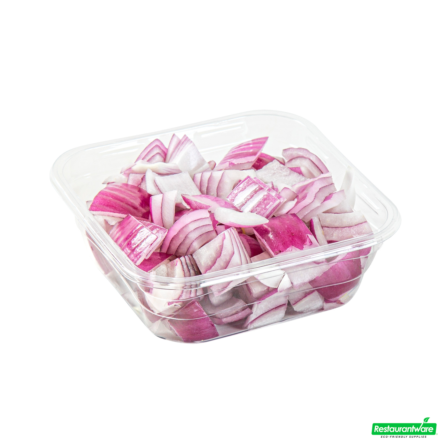 Wholesale Restaurantware Thermo Tek 8 Oz Square Clear Plastic Deli / Snack Container - 4 1/2" X 4 1/2" X 1 1/2" - 50 Count Box- Bulk