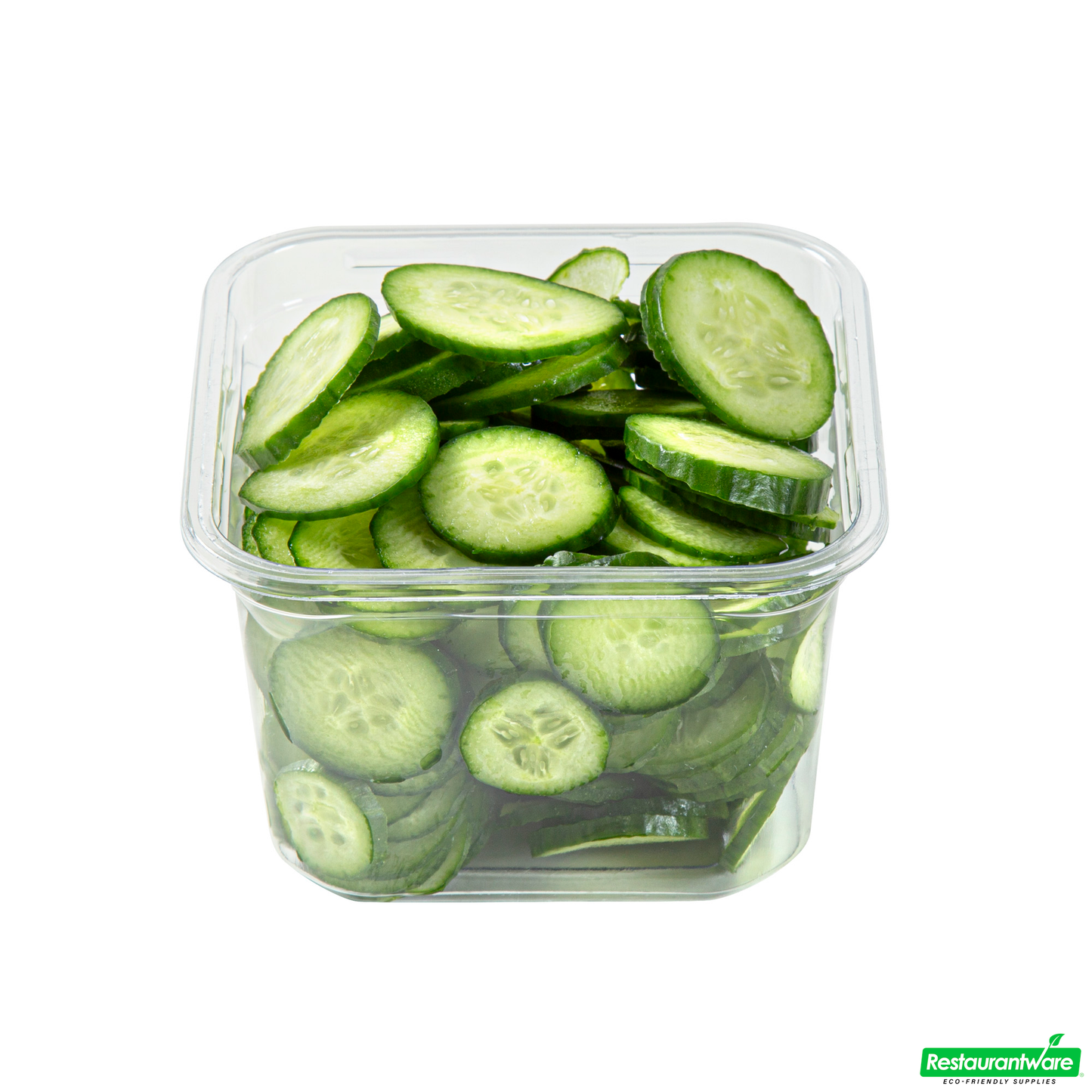 Wholesale Restaurantware Thermo Tek 16 Oz Square Clear Plastic Deli / Snack Container - 4 1/2" X 4 1/2" X 3" - 100 Count Box- Bulk