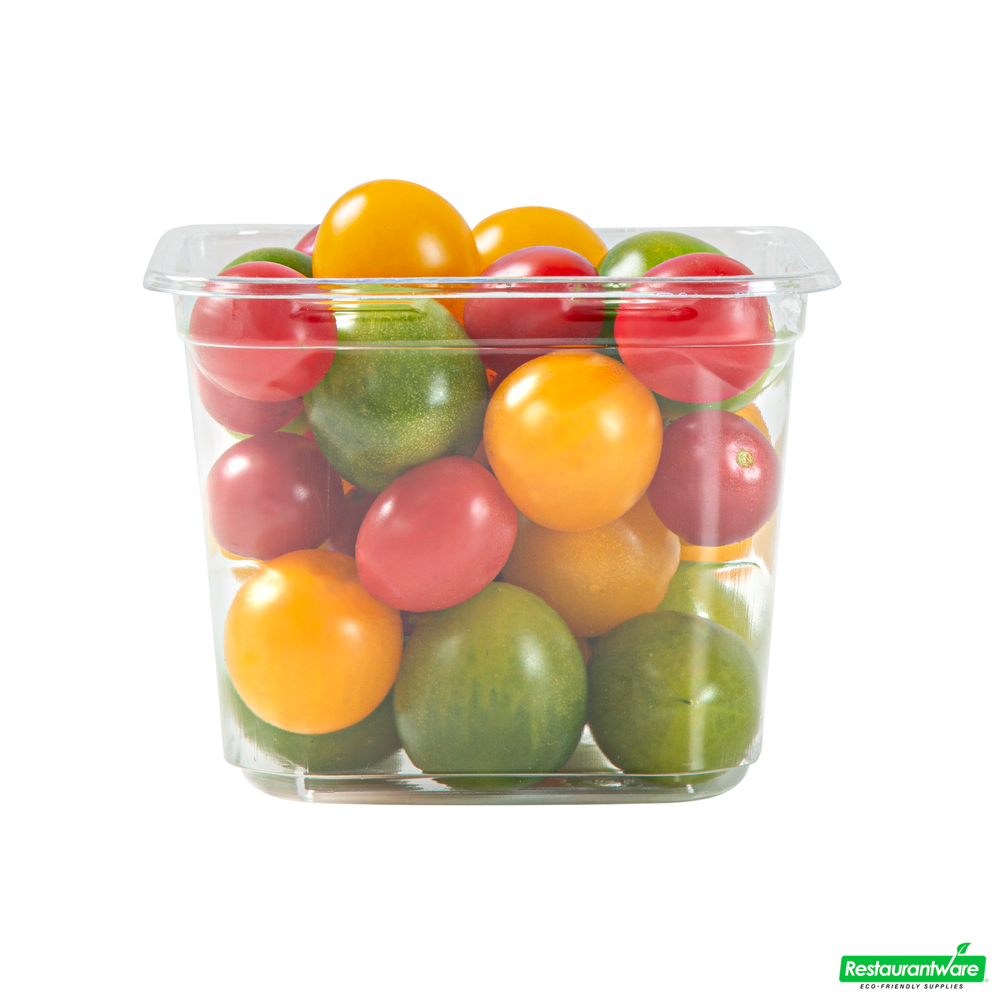 Wholesale Restaurantware Thermo Tek 20 Oz Square Clear Plastic Deli / Snack Container - 4 1/2" X 4 1/2" X 3 1/2" - 100 Count Box- Bulk