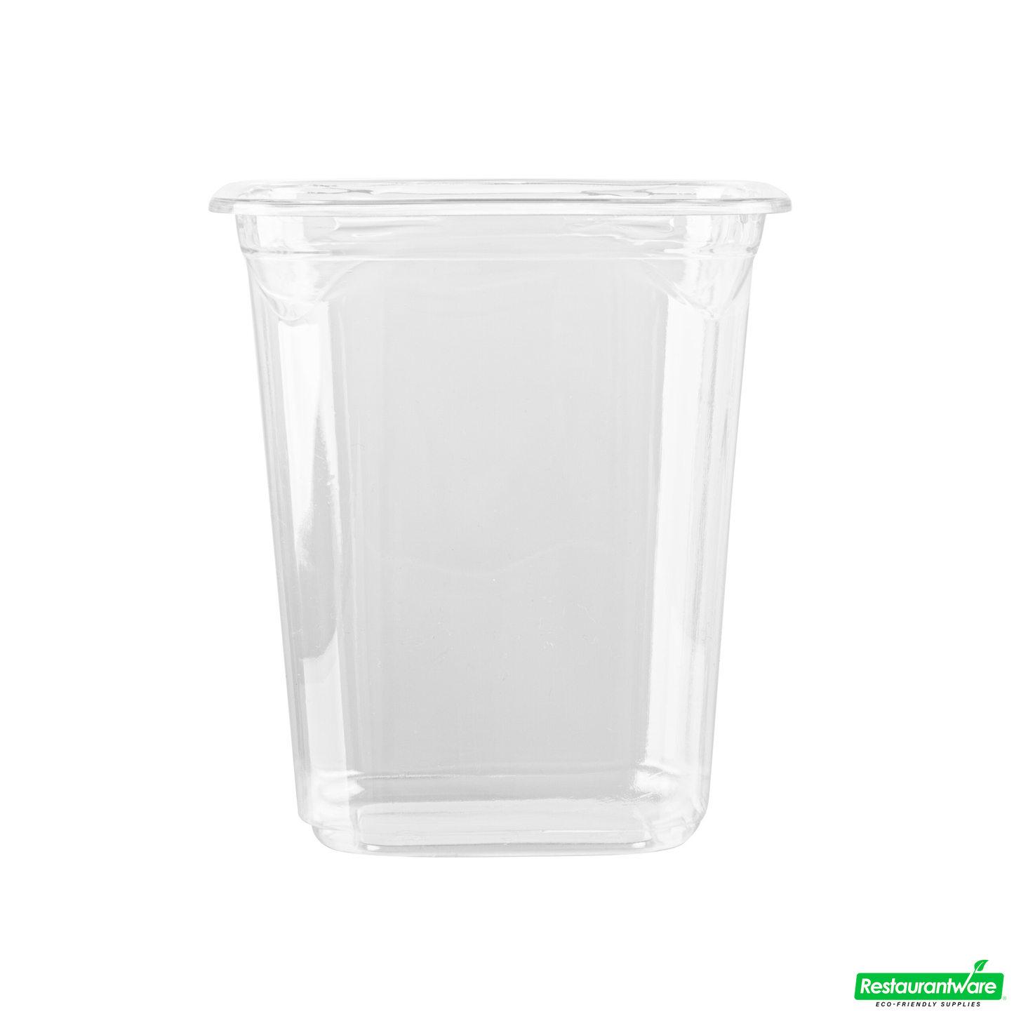 Wholesale Restaurantware Thermo Tek 32 Oz Square Clear Plastic Deli / Snack Container - 4 1/2" X 4 1/2" X 5 1/4" - 100 Count Box- Bulk