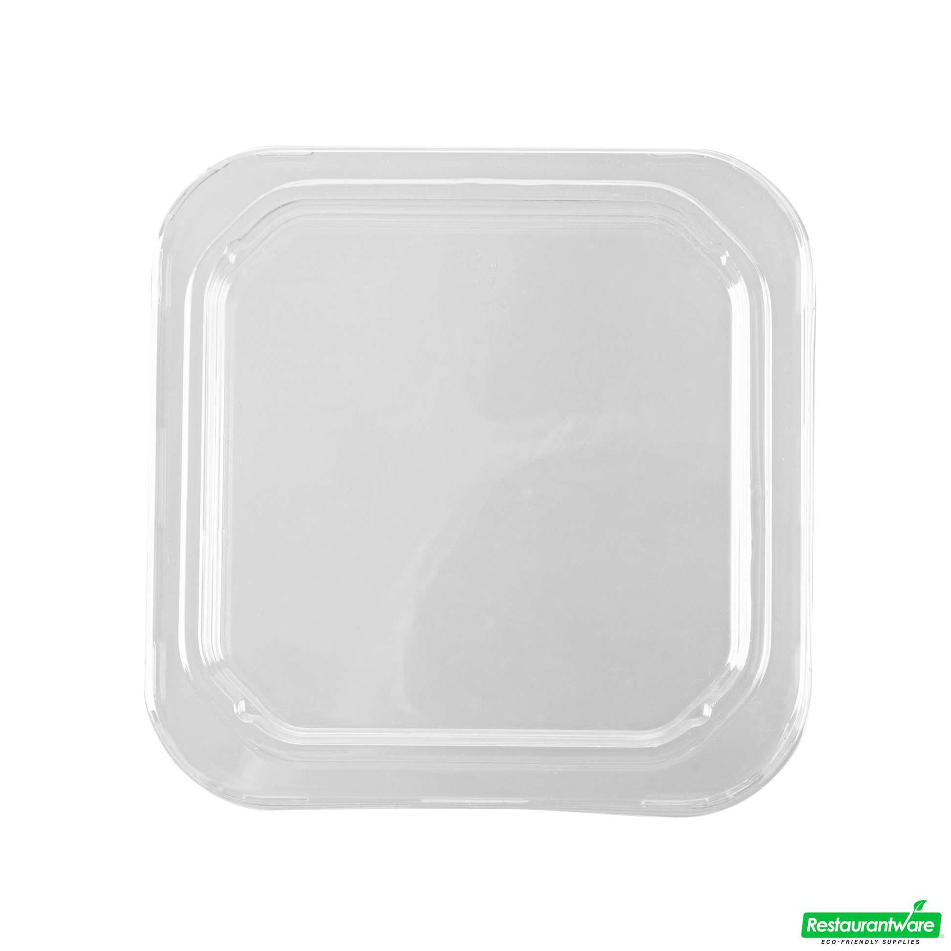 Wholesale Restaurantware Thermo Tek Square Clear Plastic Lid - Fits 8 - 32 Oz Deli / Snack Container - 100 Count Box- Bulk