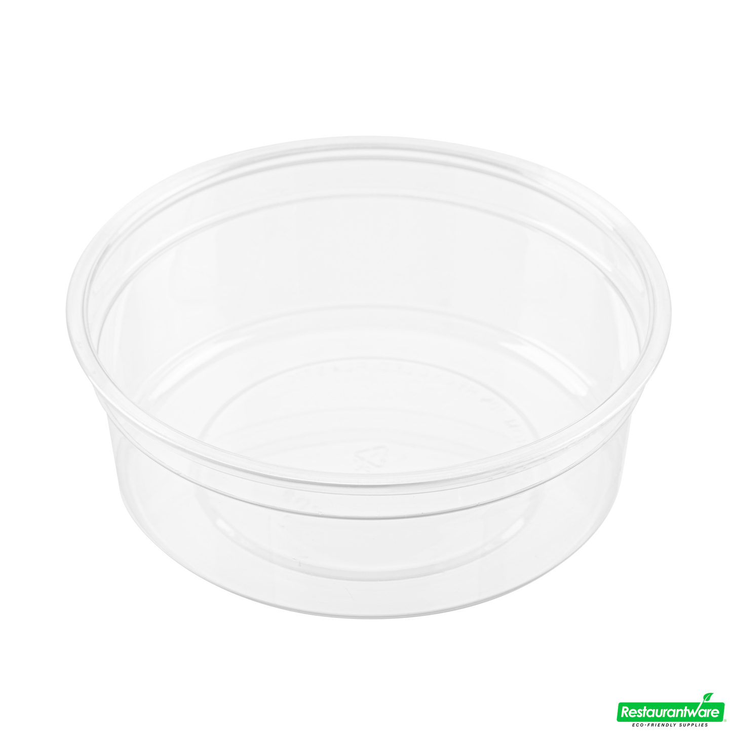 Wholesale Restaurantware Thermo Tek 8 Oz Round Clear Plastic to Go Deli Container - 4 1/2" X 4 1/2" X 1 1/2" - 25 Count Box- Bulk