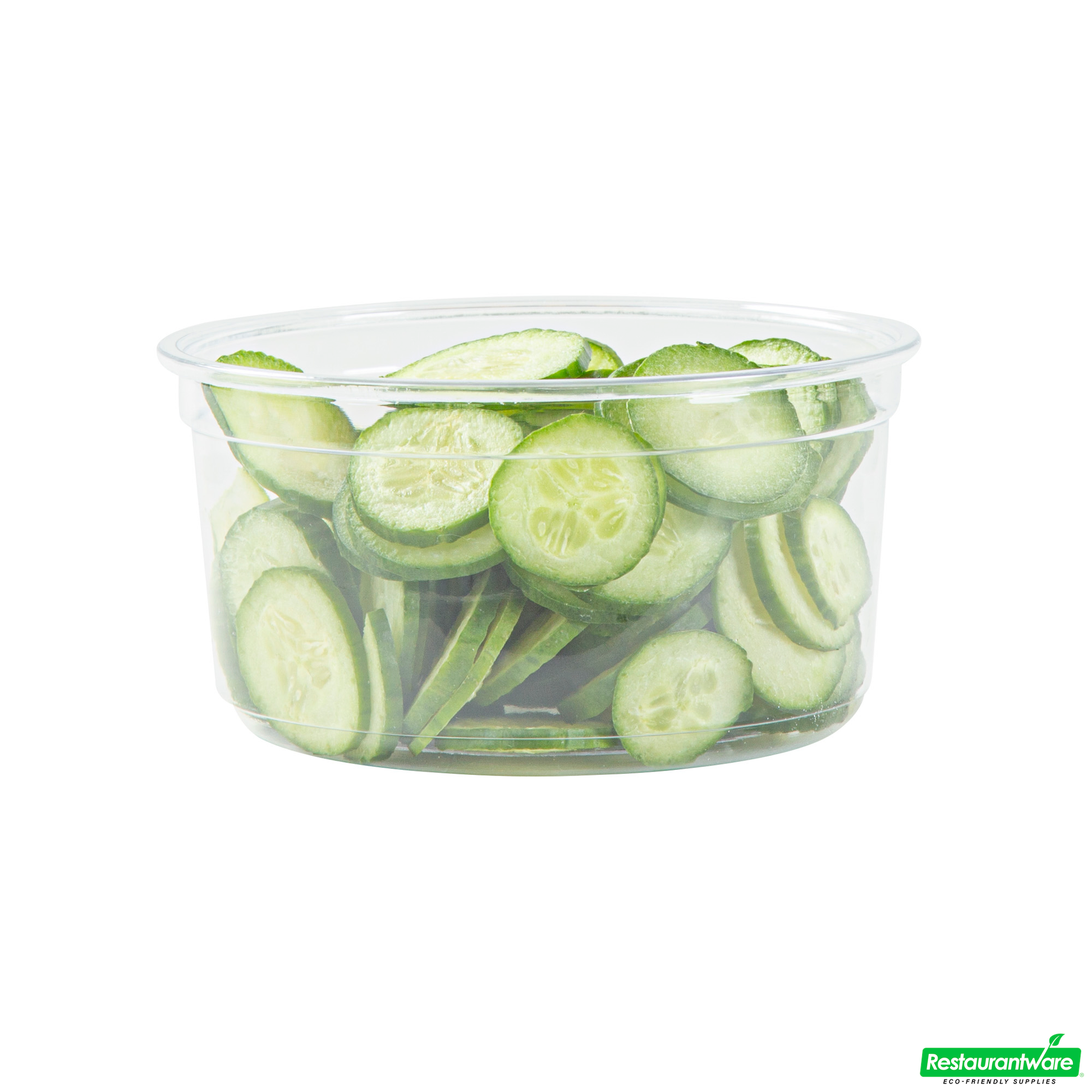 Wholesale Restaurantware Thermo Tek 12 Oz Round Clear Plastic to Go Deli Container - 4 1/2" X 4 1/2" X 2 1/4" - 100 Count Box- Bulk