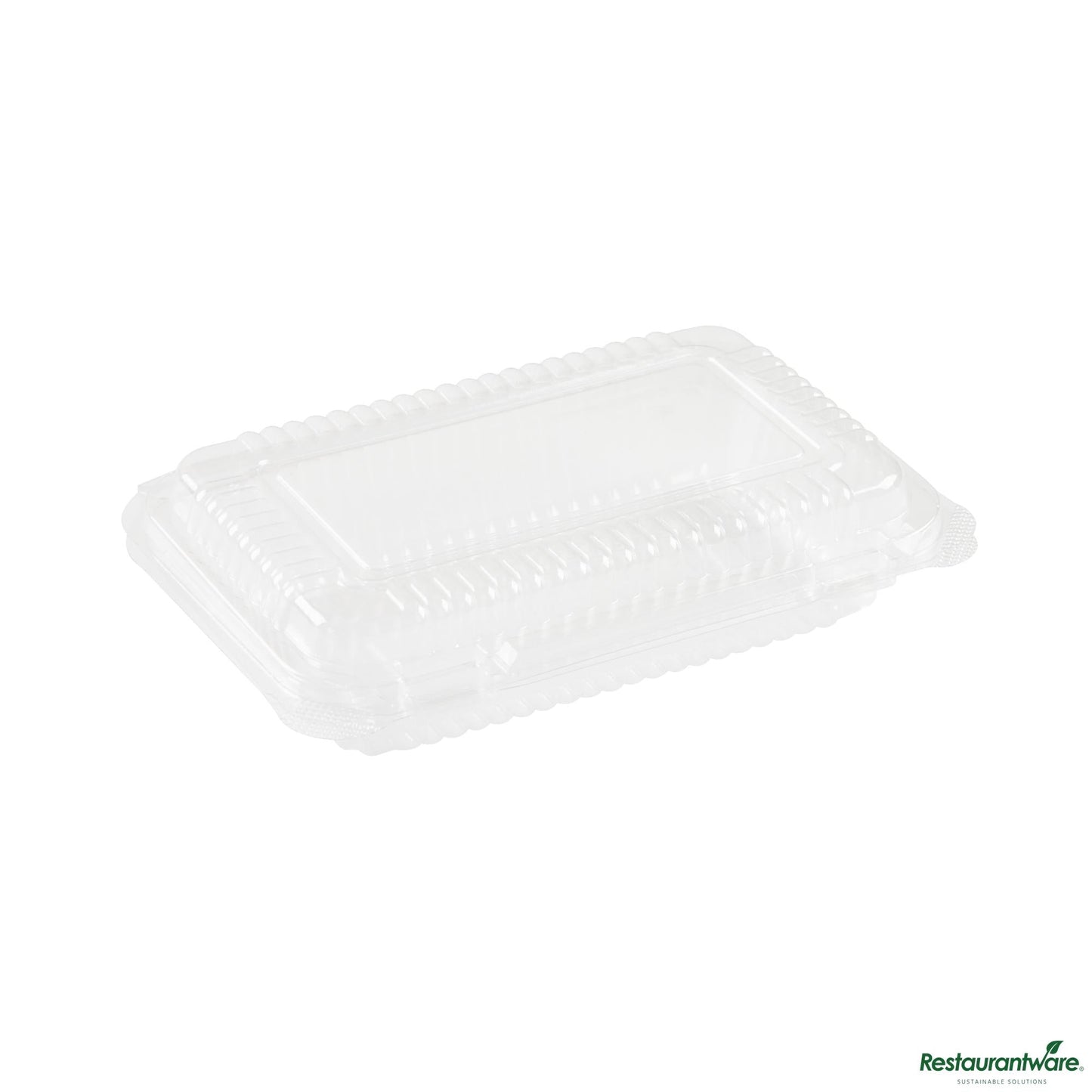 Wholesale Restaurantware Thermo Tek Rectangle Clear Plastic Clamshell Container - 6" X 4" X 1 1/2" - 100 Count Box- Bulk