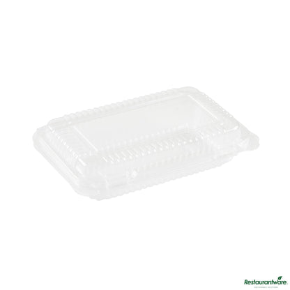 Wholesale Restaurantware Thermo Tek Rectangle Clear Plastic Clamshell Container - 6" X 4" X 1 1/2" - 100 Count Box- Bulk