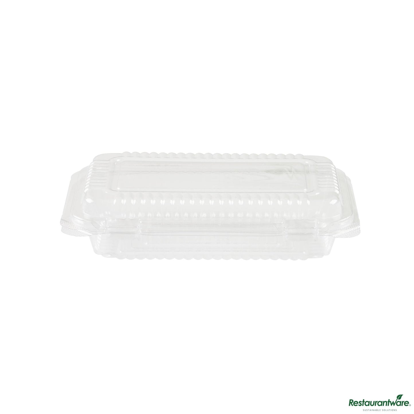 Wholesale Restaurantware Thermo Tek Rectangle Clear Plastic Clamshell Container - 6" X 4" X 1 1/2" - 100 Count Box- Bulk
