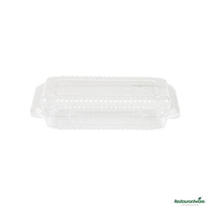 Wholesale Restaurantware Thermo Tek Rectangle Clear Plastic Clamshell Container - 6" X 4" X 1 1/2" - 100 Count Box- Bulk