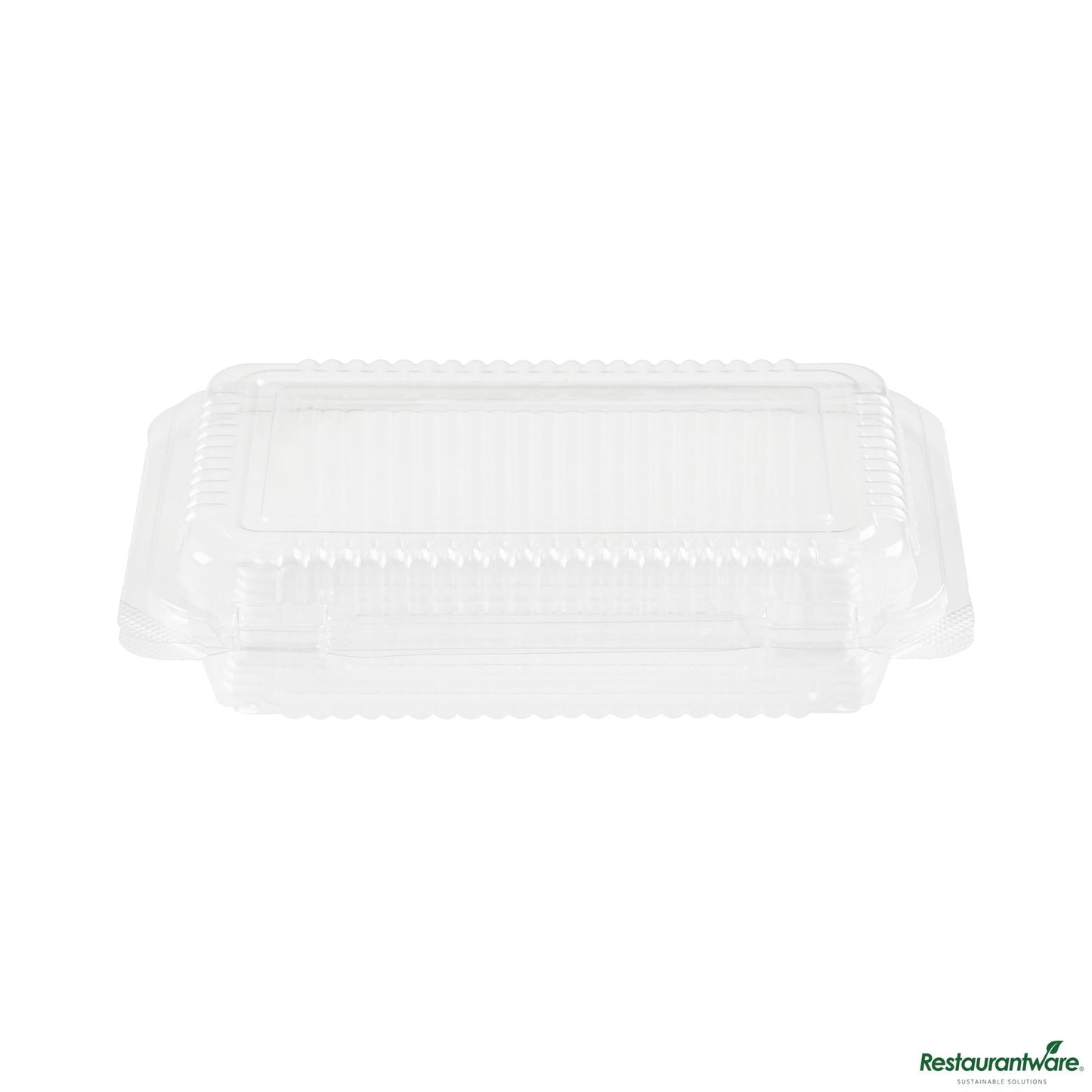 Wholesale Restaurantware Rectangle Clear Plastic Clamshell Container - 6.3" X 4.3" X 1.4"- Bulk