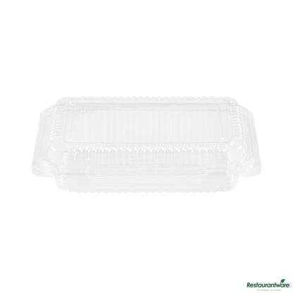 Wholesale Restaurantware Rectangle Clear Plastic Clamshell Container - 6.3" X 4.3" X 1.4"- Bulk
