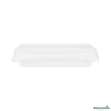 Wholesale Restaurantware Rectangle Clear Plastic Clamshell Container - 8.5" X 3.5" X 1.6"- Bulk
