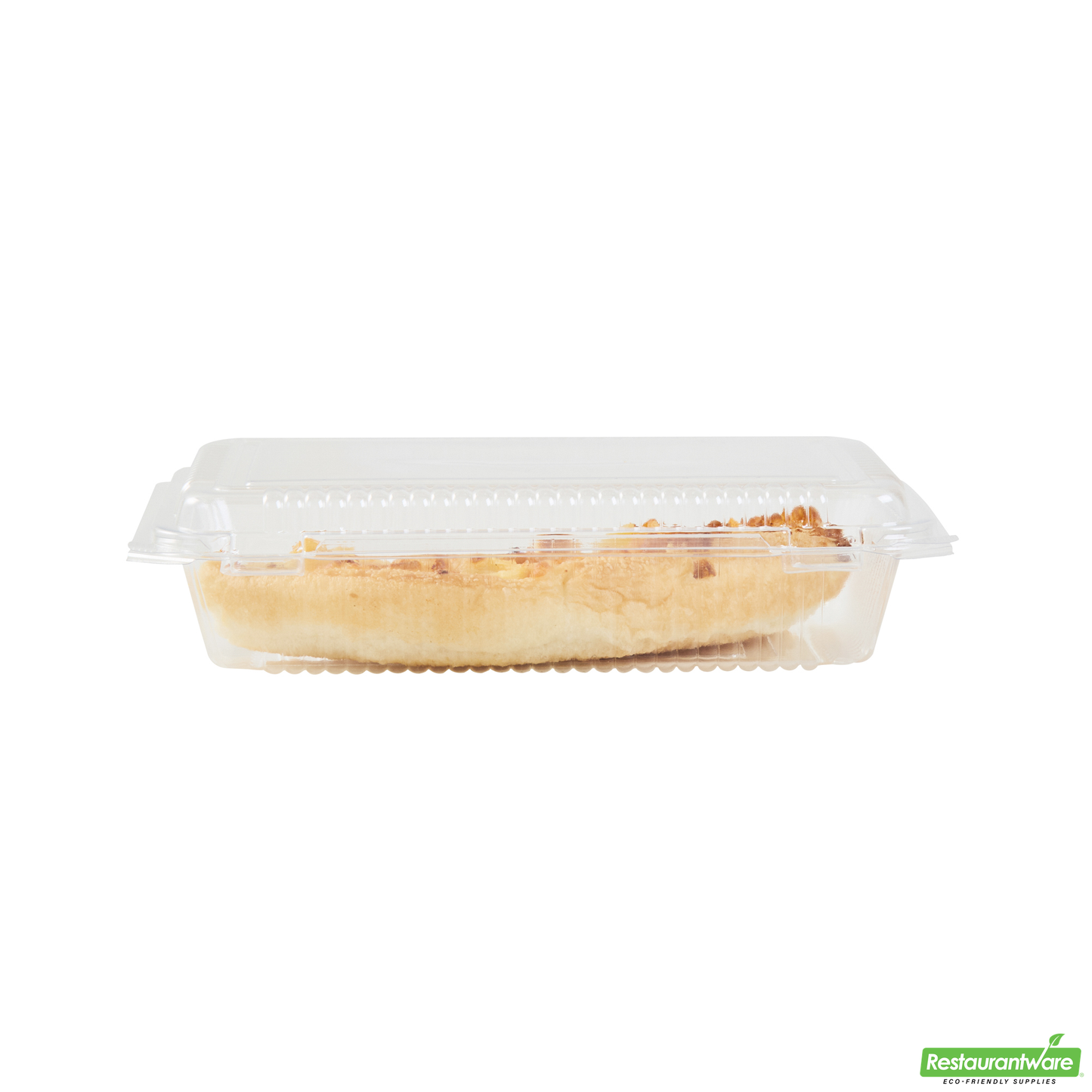 Wholesale Restaurantware Thermo Tek Rectangle Clear Plastic Clamshell Container - 7 1/2" X 5 1/4" X 1 3/4" - 100 Count Box- Bulk