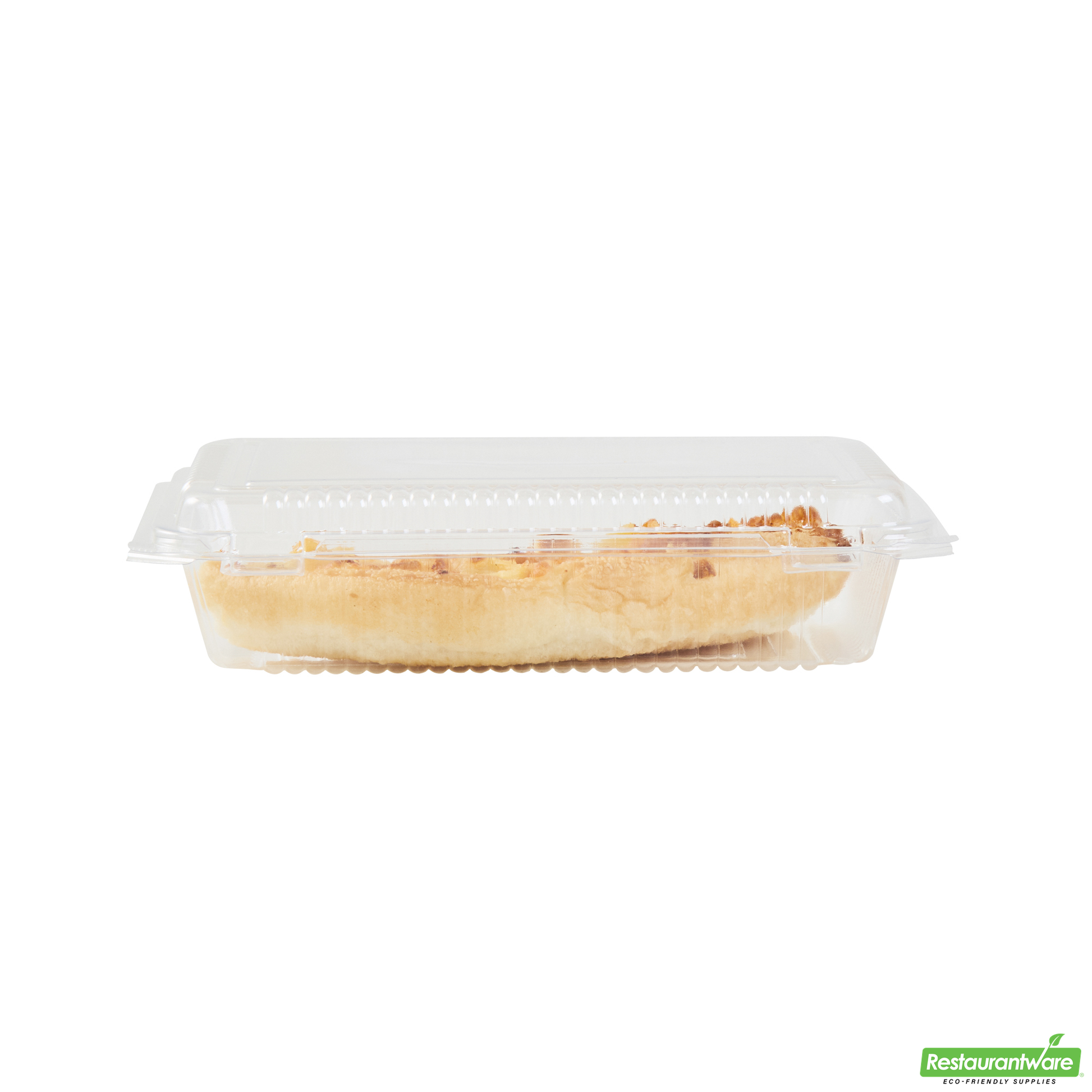 Wholesale Restaurantware Thermo Tek Rectangle Clear Plastic Clamshell Container - 7 1/2" X 5 1/4" X 1 3/4" - 100 Count Box- Bulk