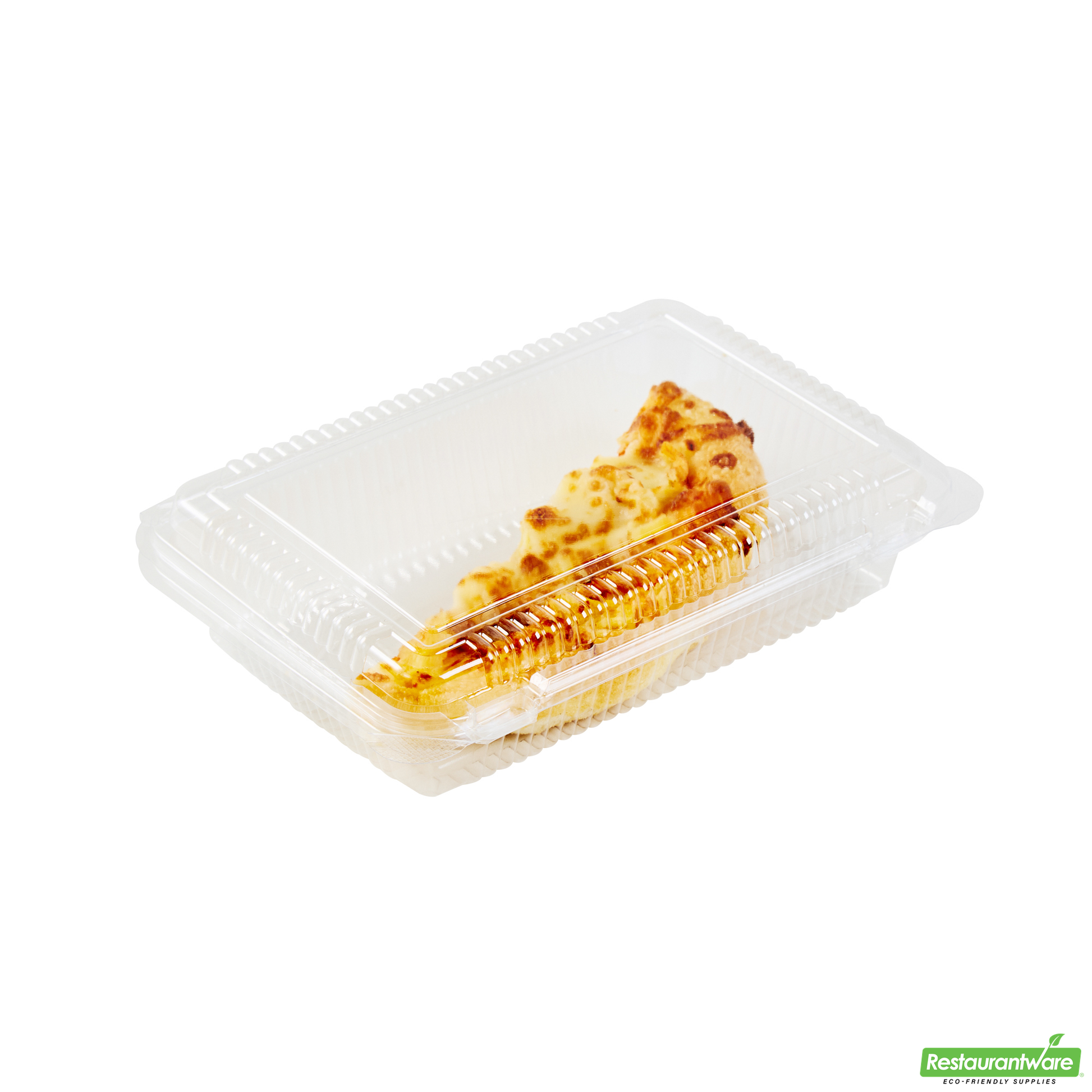Wholesale Restaurantware Thermo Tek Rectangle Clear Plastic Clamshell Container - 7 1/2" X 5 1/4" X 1 3/4" - 100 Count Box- Bulk