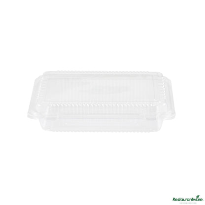Wholesale Restaurantware Thermo Tek Rectangle Clear Plastic Clamshell Container - 7 1/2" X 5 1/4" X 1 3/4" - 100 Count Box- Bulk