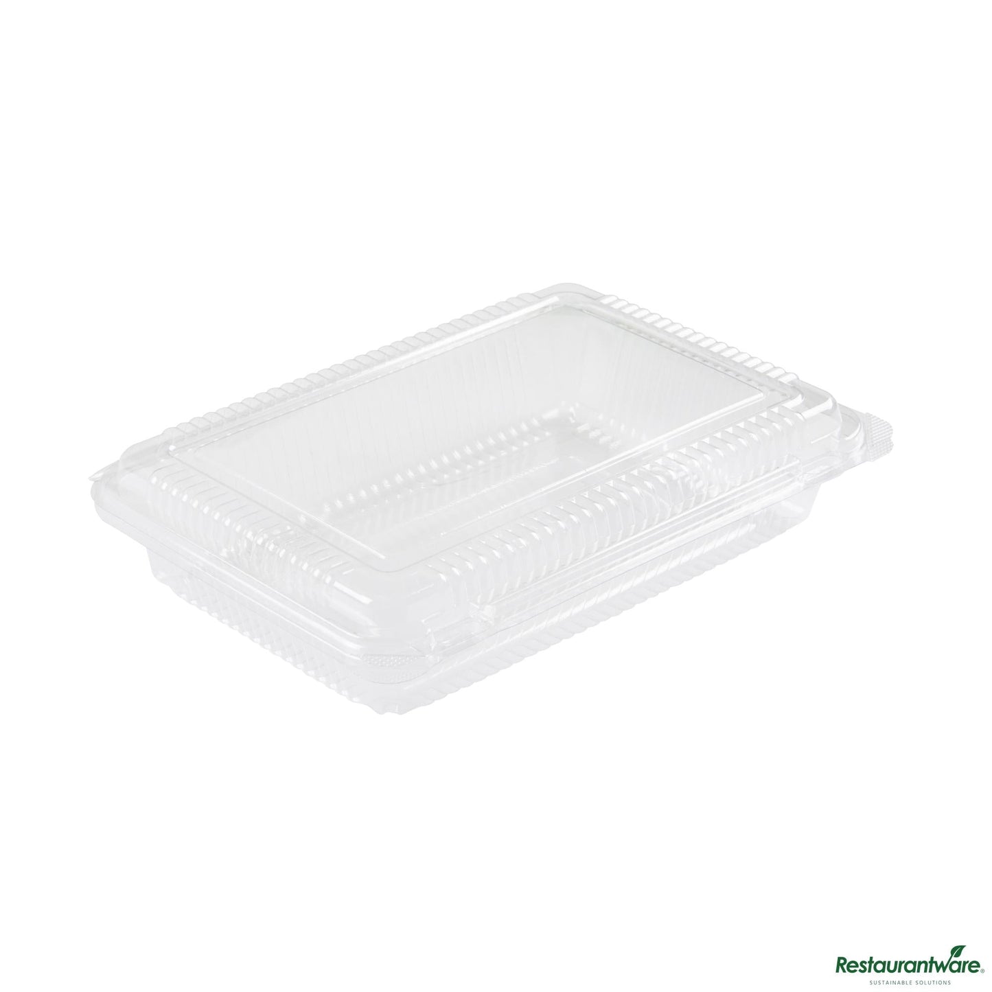 Wholesale Restaurantware Rectangle Clear Plastic Clamshell Container - 8.3" X 5.8" X 1.8"- Bulk