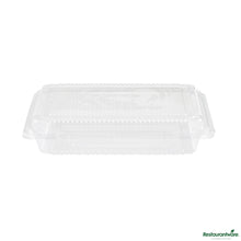 Wholesale Restaurantware Rectangle Clear Plastic Clamshell Container - 8.3" X 5.8" X 1.8"- Bulk