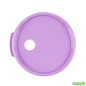 Wholesale Restaurantware Met Lux Round Purple Plastic Lid - Fits 4 Qt Food Storage Container - 1 Count Box- Bulk