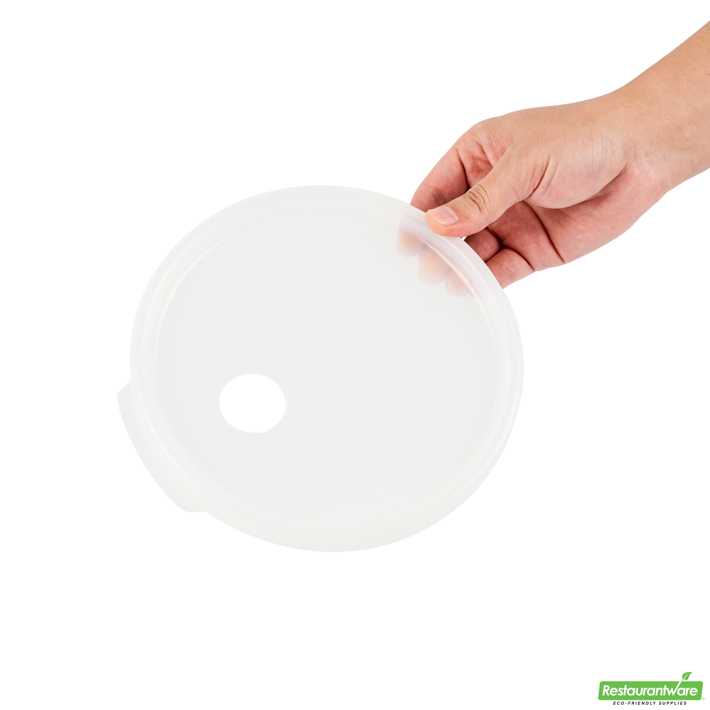 Wholesale Restaurantware Met Lux Round White Plastic Lid - Fits 4 Qt Food Storage Container - 1 Count Box- Bulk