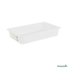 Wholesale Restaurantware Rectangle White Polypropylene Full Size Food Pan - 20.7" X 12.7" X 3.9"- Bulk