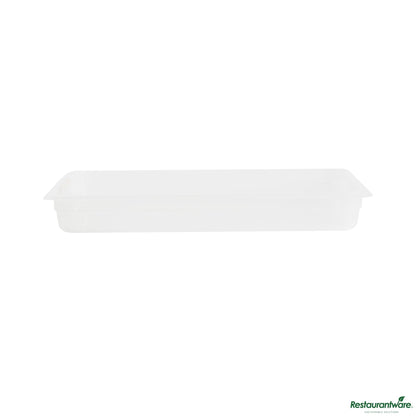 Wholesale Restaurantware Rectangle White Polypropylene Full Size Food Pan - 20.7" X 12.7" X 2.6"- Bulk