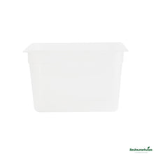 Wholesale Restaurantware Rectangle White Polypropylene Half Size Food Pan - 12.7" X 10.4" X 7.9"- Bulk