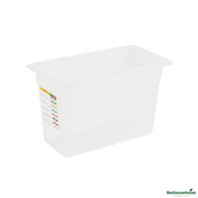 Wholesale Restaurantware Rectangle White Polypropylene 1/3 Size Food Pan - 12.7" X 6.9" X 7.9"- Bulk
