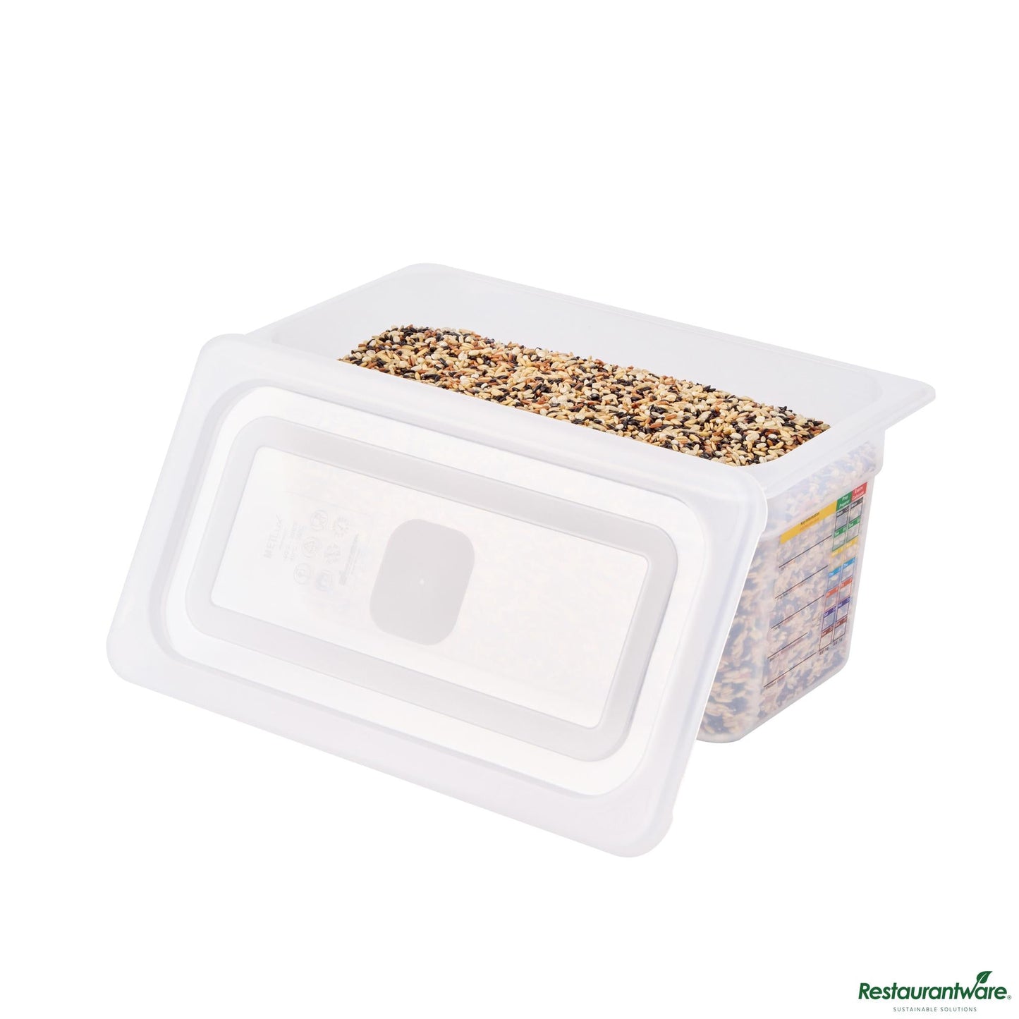Wholesale Restaurantware Rectangle Clear Polypropylene Lid - Fits 1/3 Size Food Pan - 12.7" X 7" X 0.5"- Bulk