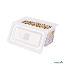 Wholesale Restaurantware Rectangle Clear Polypropylene Lid - Fits 1/3 Size Food Pan - 12.7" X 7" X 0.5"- Bulk