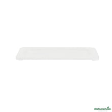 Wholesale Restaurantware Rectangle Clear Polypropylene Lid - Fits 1/4 Size Food Pan - 10.6" X 6.5" X 0.4"- Bulk