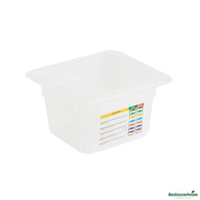 Wholesale Restaurantware Square White Polypropylene 1/6 Size Food Pan - 6.9" X 6.3" X 3.9"- Bulk