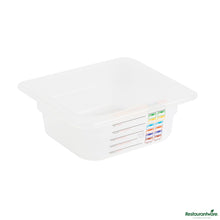 Wholesale Restaurantware Square White Polypropylene 1/6 Size Food Pan - 6.9" X 6.3" X 2.6"- Bulk