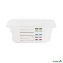 Wholesale Restaurantware Square White Polypropylene 1/6 Size Food Pan - 6.9" X 6.3" X 2.6"- Bulk