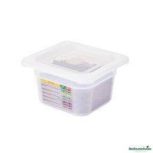 Wholesale Restaurantware Square Clear Polypropylene Lid - Fits 1/6 Size Food Pan - 7" X 6.5" X 0.4"- Bulk