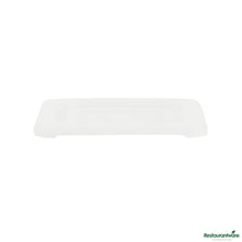 Wholesale Restaurantware Square Clear Polypropylene Lid - Fits 1/6 Size Food Pan - 7" X 6.5" X 0.4"- Bulk