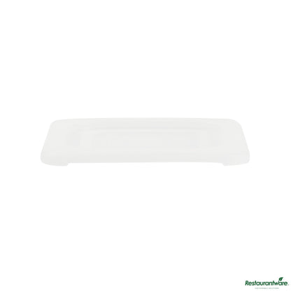 Wholesale Restaurantware Square Clear Polypropylene Lid - Fits 1/6 Size Food Pan - 7" X 6.5" X 0.4"- Bulk