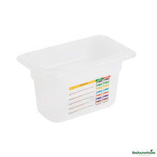 Wholesale Restaurantware Rectangle White Polypropylene 1/9 Size Food Pan - 6.9" X 4.3" X 3.9"- Bulk