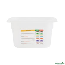 Wholesale Restaurantware Rectangle White Polypropylene 1/9 Size Food Pan - 6.9" X 4.3" X 3.9"- Bulk