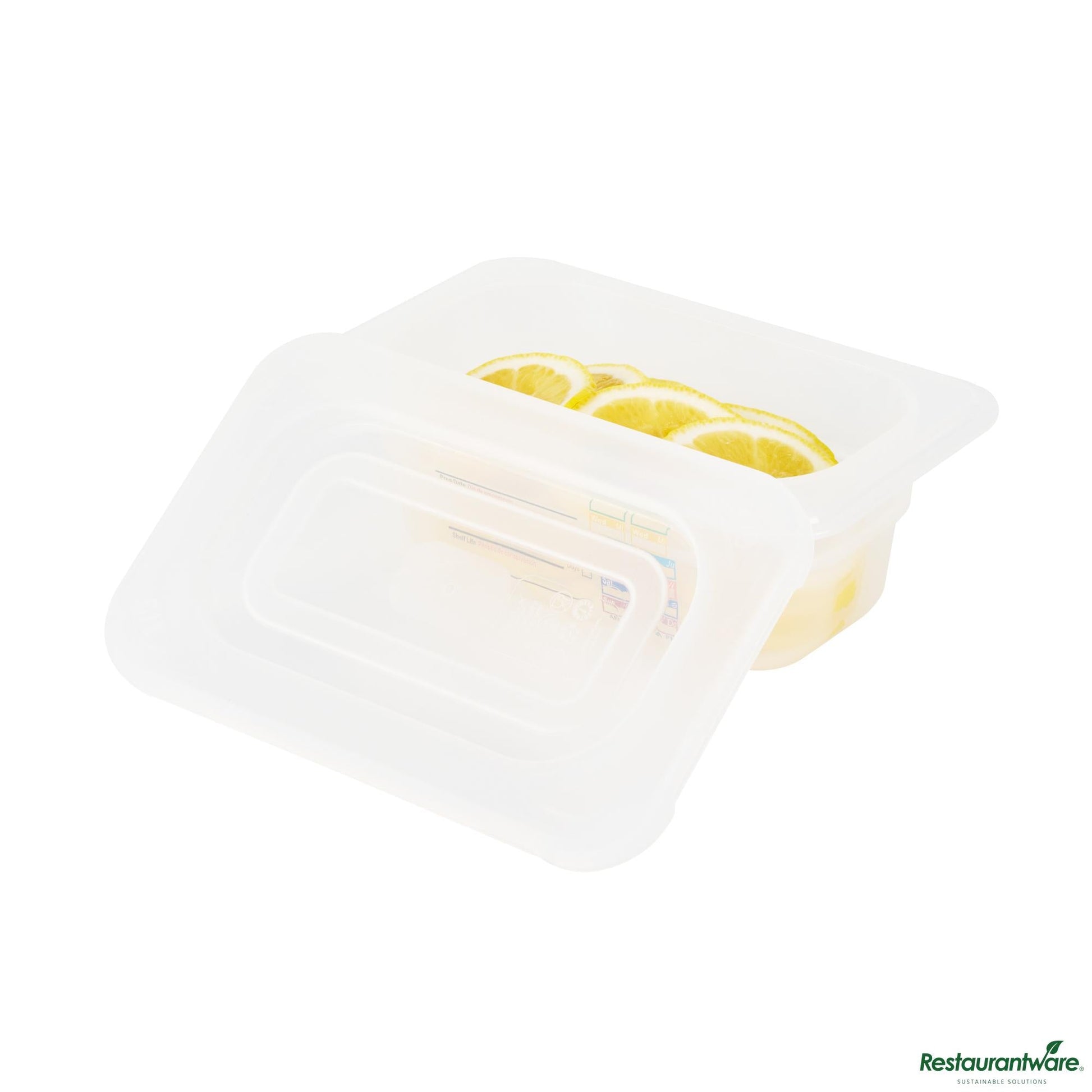 Wholesale Restaurantware Rectangle Clear Polypropylene Lid - Fits 1/9 Size Food Pan - 7.1" X 4.4" X 0.4"- Bulk