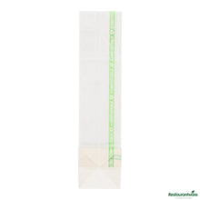 Wholesale Restaurantware Basic Nature Clear Plastic Gusset Bag - Compostable, Heat Sealable - 2" X 2" X 8.3"- Bulk