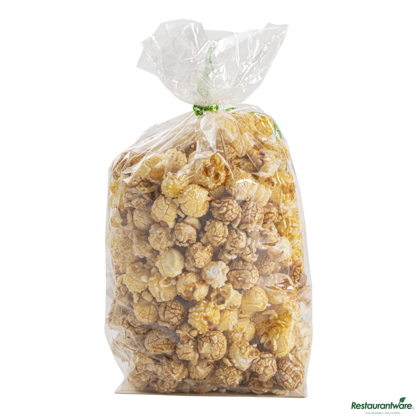 Wholesale Restaurantware Basic Nature Clear Plastic Gusset Bag - Compostable, Heat Sealable - 5" X 3" X 12"- Bulk