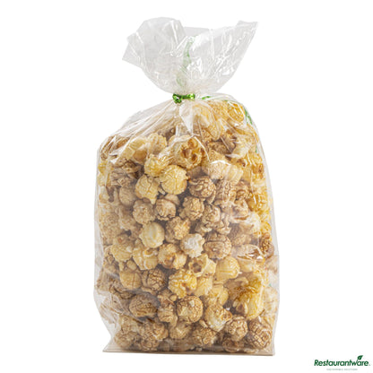 Wholesale Restaurantware Basic Nature Clear Plastic Gusset Bag - Compostable, Heat Sealable - 5" X 3" X 12"- Bulk