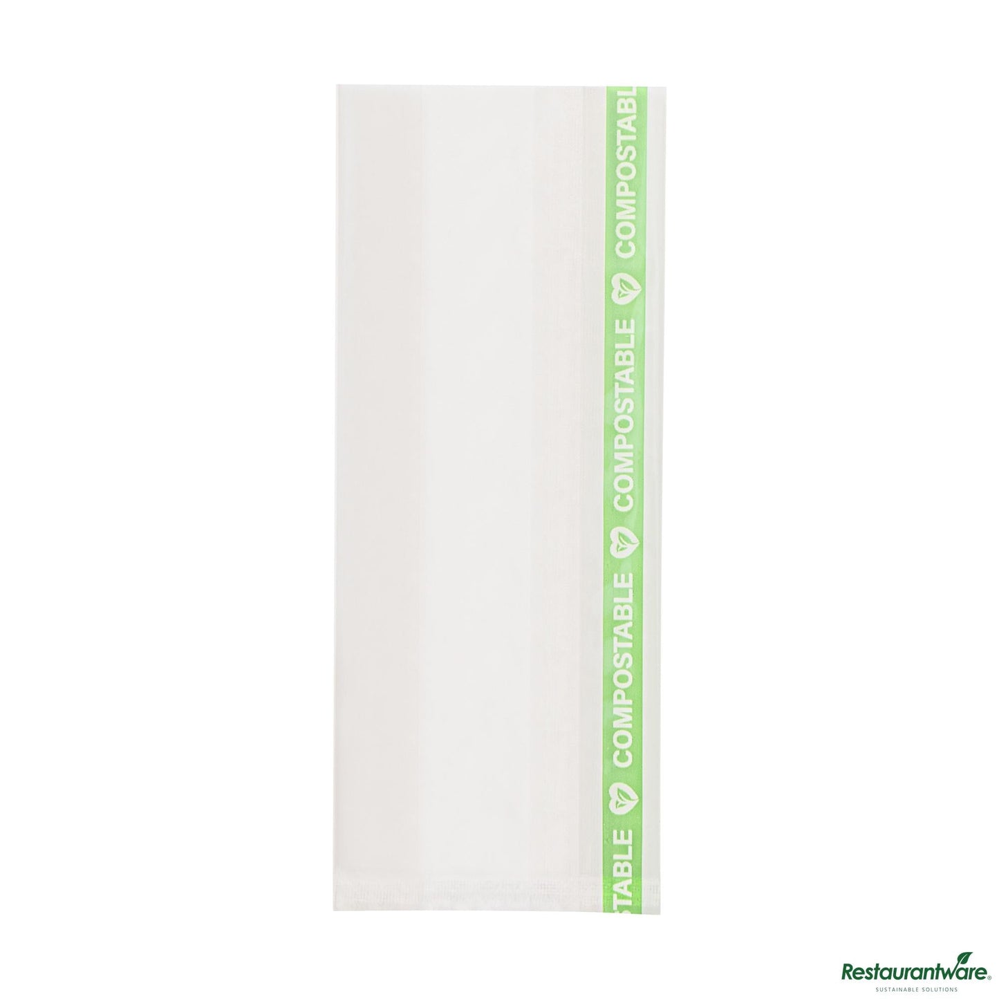 Wholesale Restaurantware Basic Nature Clear Plastic Gusset Bag - Compostable, Heat Sealable - 2" X 1" X 5"- Bulk
