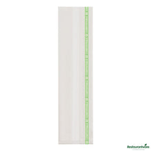 Wholesale Restaurantware Basic Nature Clear Plastic Gusset Bag - Compostable, Heat Sealable - 2.5" X 2" X 9.8"- Bulk
