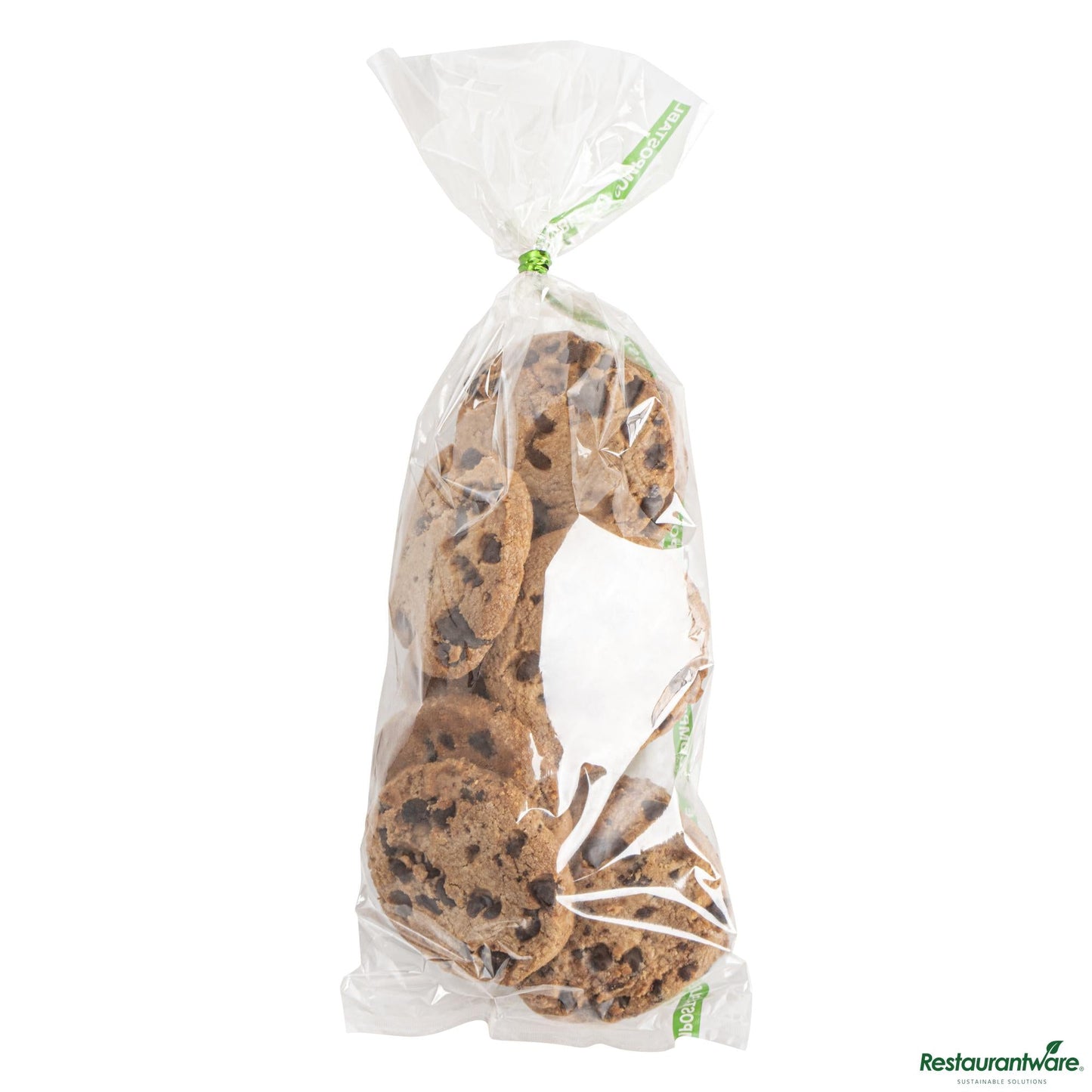 Wholesale Restaurantware Clear Plastic Bag - No Flap, Home Compostable, High Clarity - 10" X 3.8" X 0.01"- Bulk