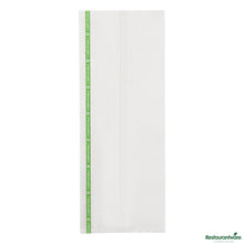 Wholesale Restaurantware Clear Plastic Bag - No Flap, Home Compostable, High Clarity - 13" X 5" X 0.01"- Bulk
