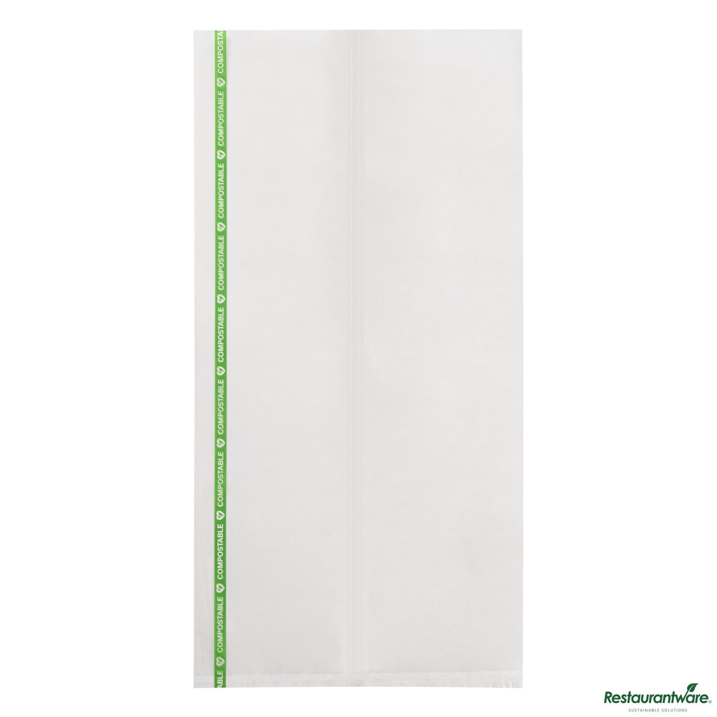 Wholesale Restaurantware Clear Plastic Bag - No Flap, Home Compostable, High Clarity - 14" X 7" X 0.01"- Bulk
