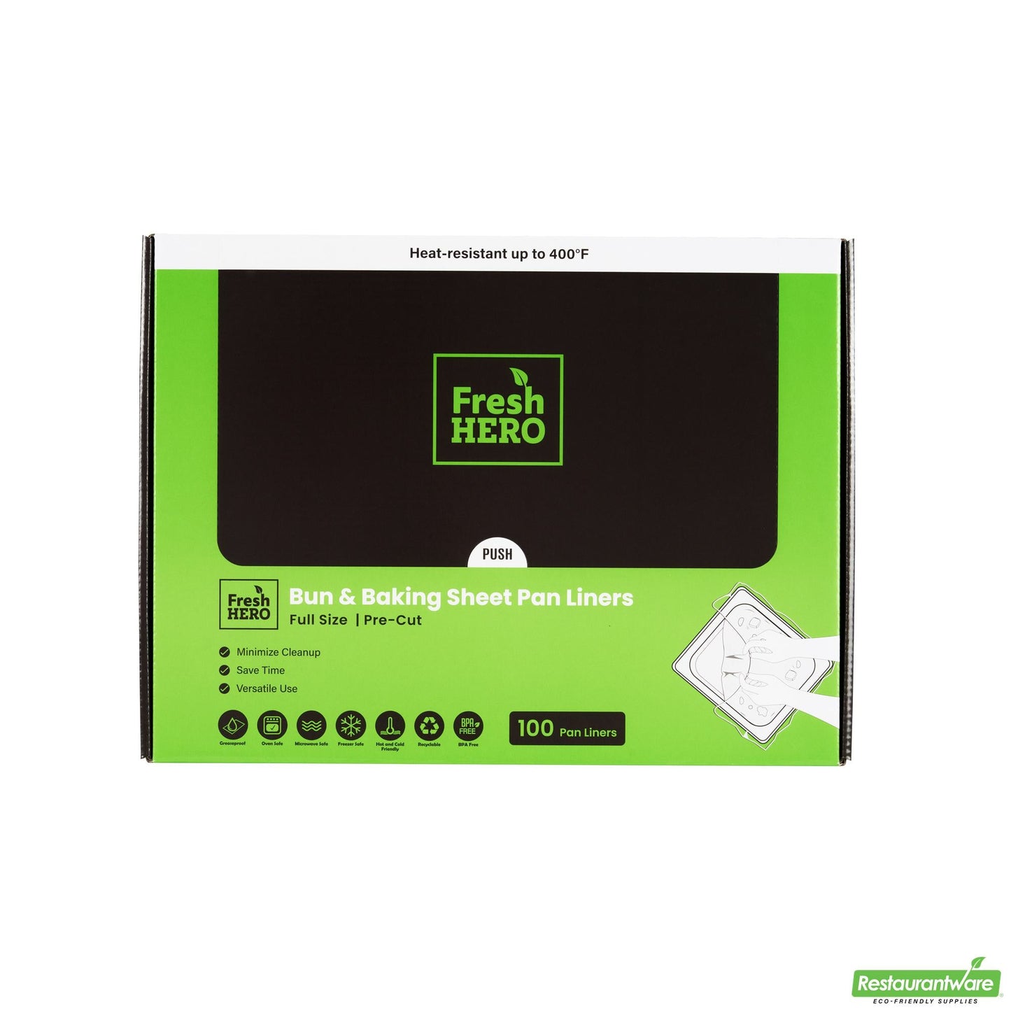 Wholesale Restaurantware Nylon Full Size Bun / Baking Sheet Pan Liner - 20.5" X 28.5" X 0.001"- Bulk