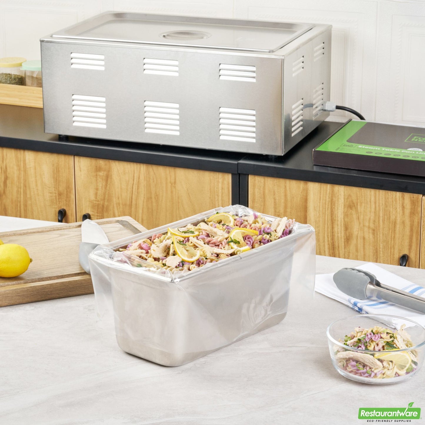Wholesale Restaurantware Nylon 1/3 and 1/4 Steam Table Pan Liner - 4" and 6" Depth - 19" X 14" X 0.001"- Bulk