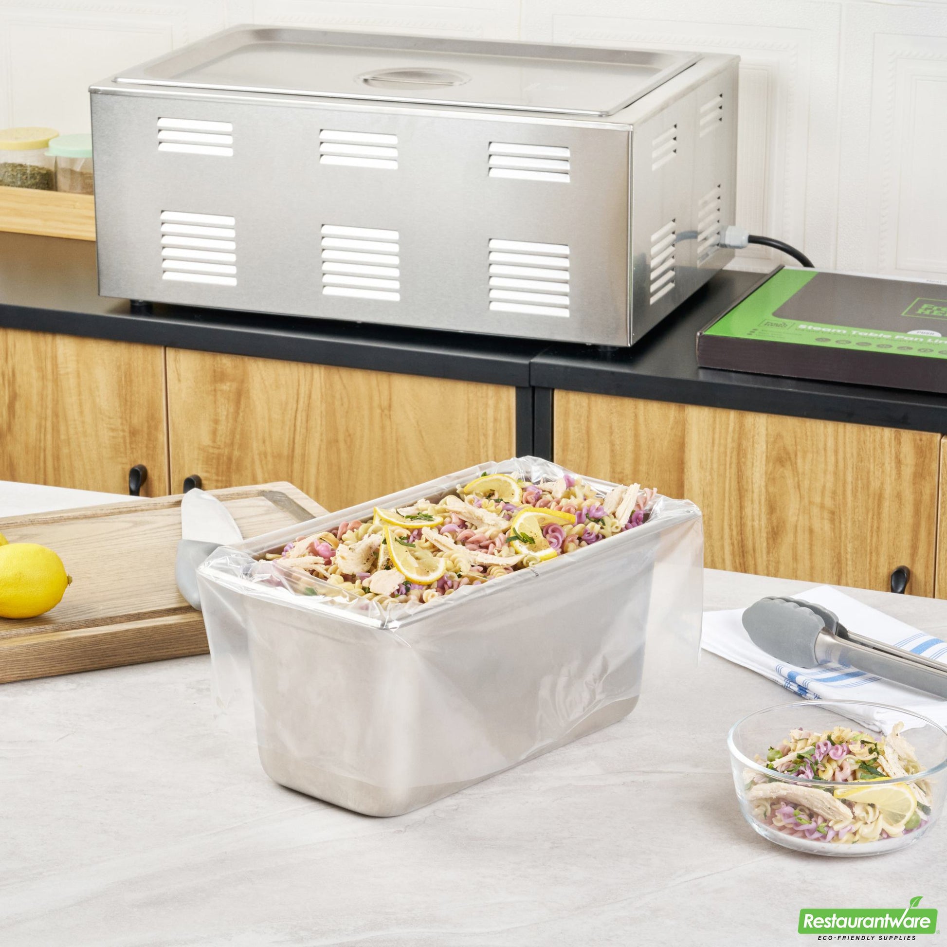 Wholesale Restaurantware Nylon 1/3 and 1/4 Steam Table Pan Liner - 4" and 6" Depth - 19" X 14" X 0.001"- Bulk